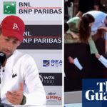 'I was completely off': Djokovic concerned bottle strike may have affected performance – video