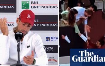 'I was completely off': Djokovic concerned bottle strike may have affected performance – video