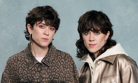 Sara Quin, right, in Tegan and Sara.