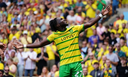 Jonathan Rowe celebrates after scoring against Millwall in August.