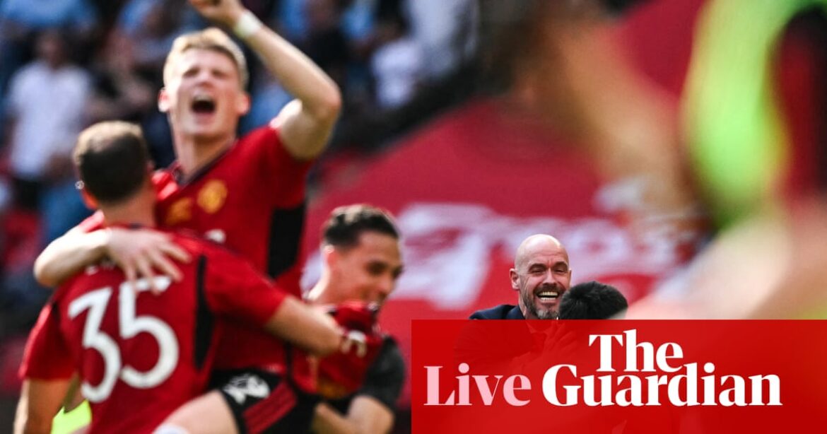 Manchester City 1-2 Manchester United: FA Cup final reaction – live