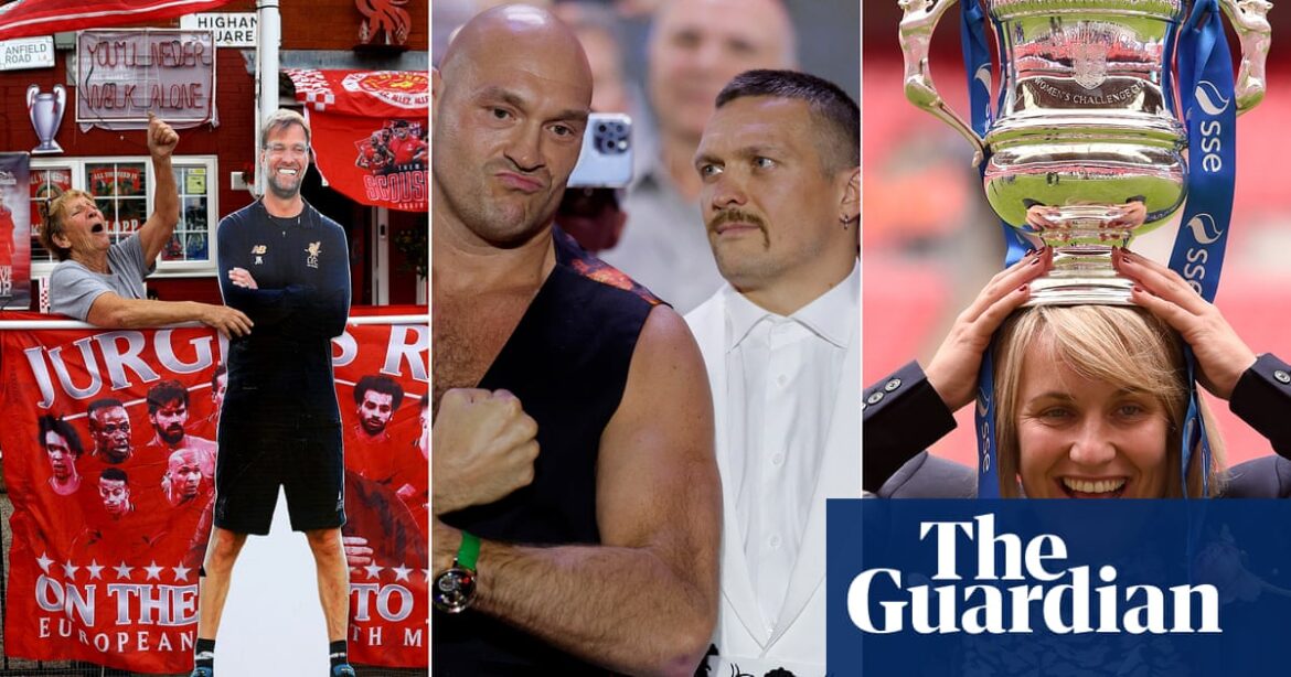 Sports quiz of the week: Jürgen Klopp, Fury v Usyk and Emma Hayes