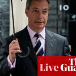 Theresa May says Farage should not be allowed to join Tory party – UK politics live