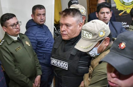 Bolivia coup attempt: ex-army chief given six months ‘preventive detention’, says prosecutor