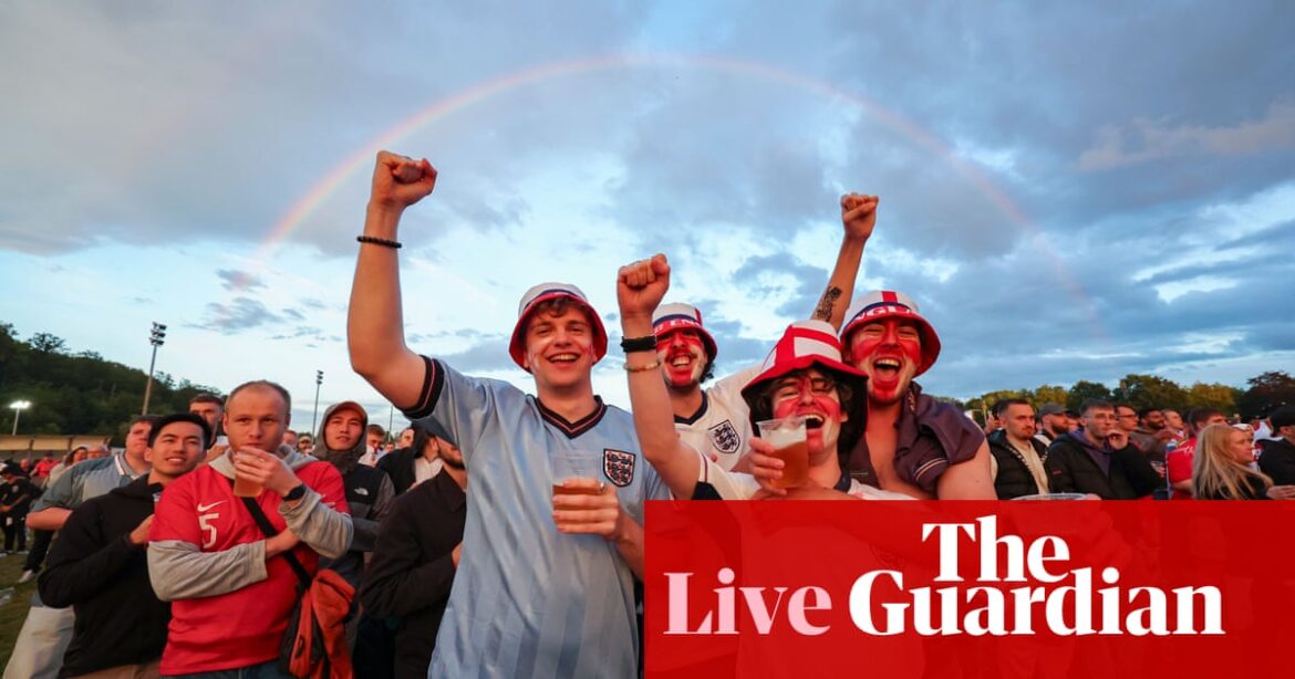 Euro 2024: calm night after England’s winning start in Gelsenkirchen – live news