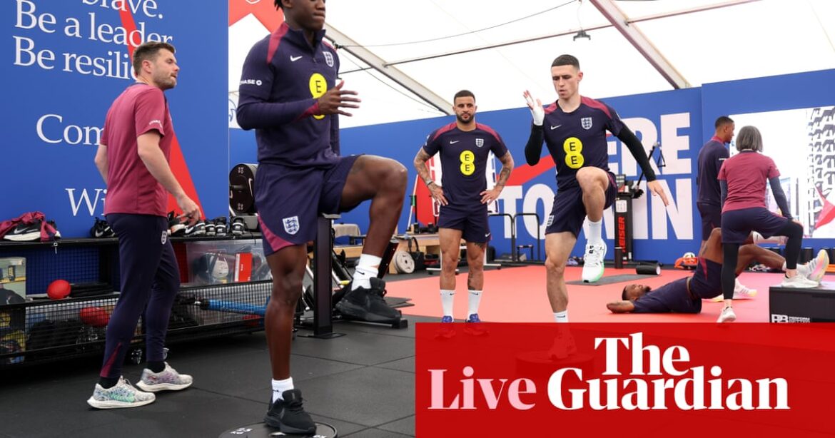 Euro 2024: Foden back in training, Tyldesley to commentate on final game for ITV – live news