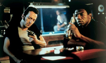 Joe Strummer and Vondie Curtis-Hall in Mystery Train.