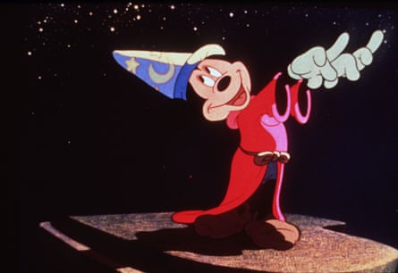 Mickey Mouse in Fantasia.