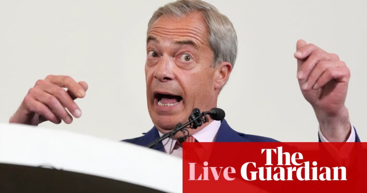 Reform UK attacks Labour as Nigel Farage prepares to publish its ‘contract’ with voters – UK general election live