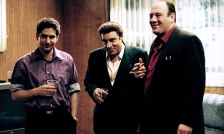 Michael Imperioli, Stevie Van Zandt and James Gandolfini in The Sopranos.