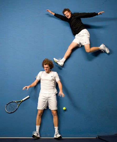 Tennis players and brothers Andy and Jamie Murray pictured in April 2008.