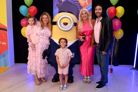 Vanessa Feltz and family attend screening of Despicable Me 4 in London.