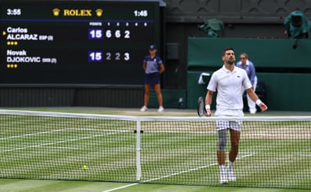 Carlos Alcaraz blows past Novak Djokovic to retain Wimbledon title