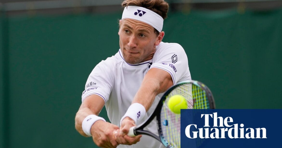 Casper Ruud recovers from parasite to progress to Wimbledon second round