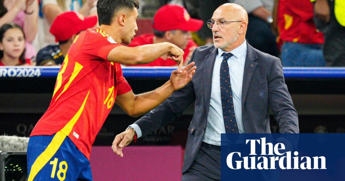 De la Fuente plays down Spain’s status as favourites against England in final