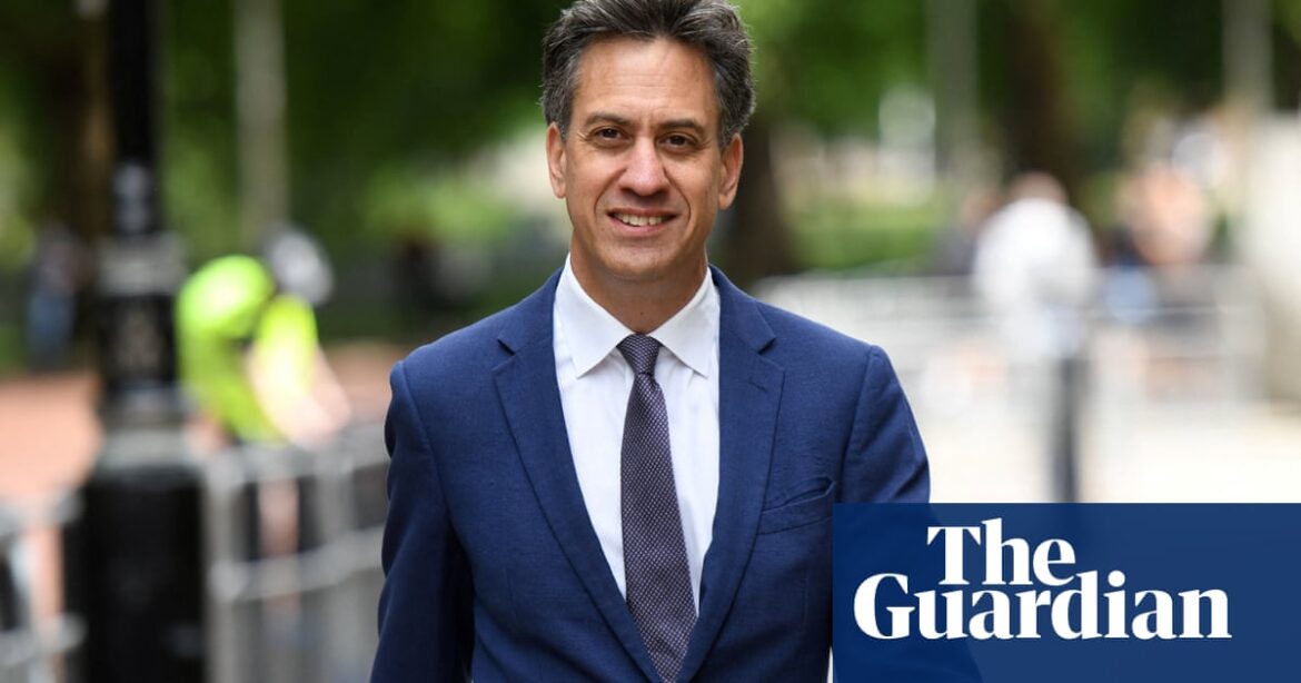 Ed Miliband to lead UK negotiations at Cop29 climate summit