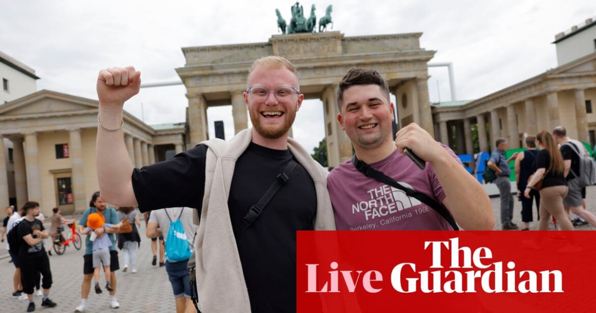 Euro 2024: FA wants Southgate to stay as fans descend on Berlin for final – live