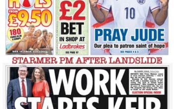 ‘Now we begin’: what the papers say after Keir Starmer takes reins as UK prime minister