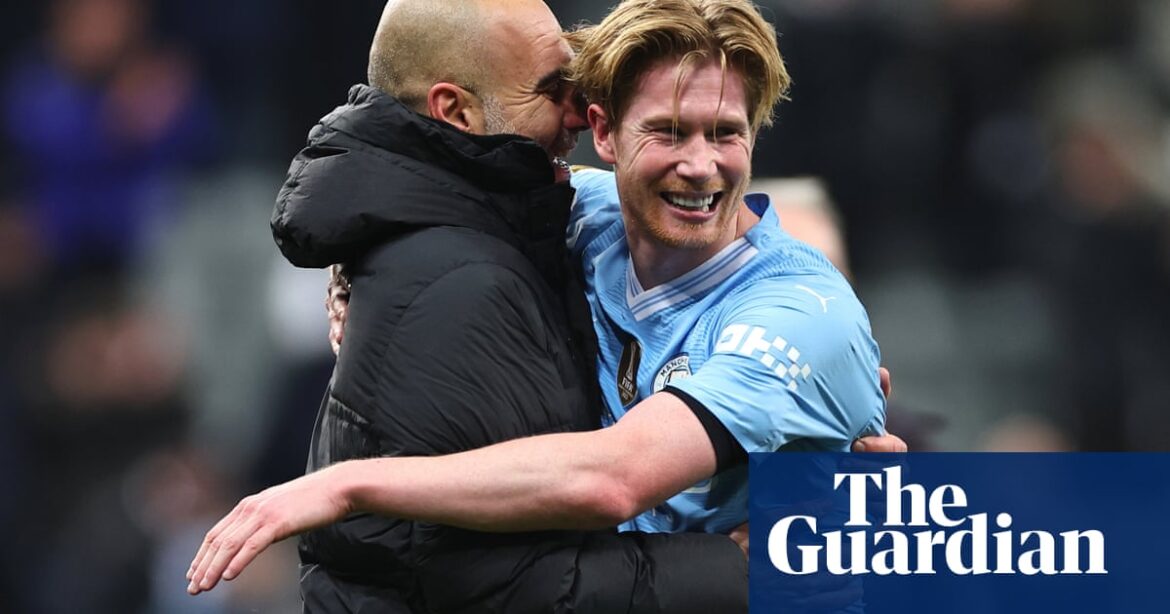 Pep Guardiola says Kevin De Bruyne will not leave Manchester City this summer
