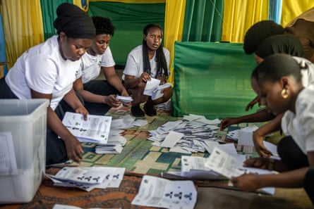 Rwanda’s Paul Kagame cruises to crushing election victory