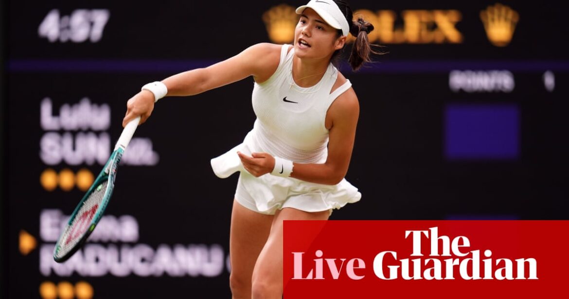 Wimbledon 2024: Raducanu, Sinner and Gauff in action, Alcaraz through – live