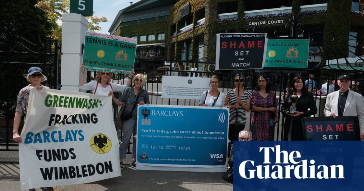 Wimbledon official defends Barclays sponsorship deal amid protests