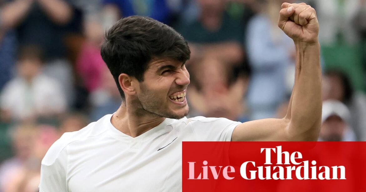 Wimbledon quarter-finals: Alcaraz beats Paul, Medvedev sinks Sinner, Paolini routs Navarro – as it happened