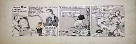 Newspaper comic strip of On Her Majesty’s Secret Service by John McLusky.