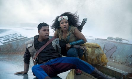 John Boyega and Naomi Ackie in Star Wars: The Rise of Skywalker.