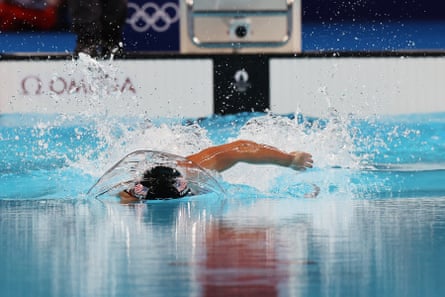 Katie Ledecky of the United States during the women’s 800m freestyle final