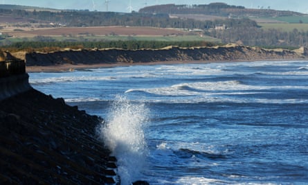 ‘This is climate change’: Scottish beach eroding by 7 metres a year