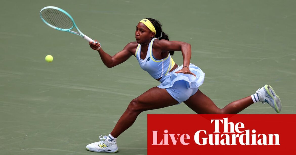 US Open 2024 day one: Gauff and Zheng advance, GB’s Choinski falls in decider after five sets – as it happened