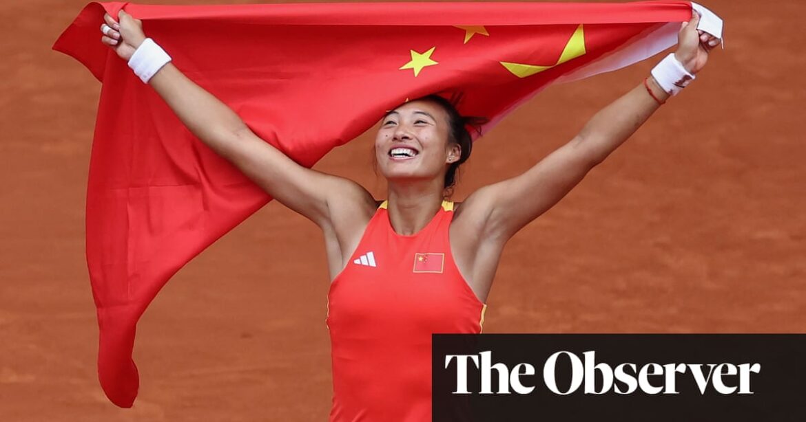 Zheng Qinwen rewards raucous Chinese support to grab gold in tense tennis final