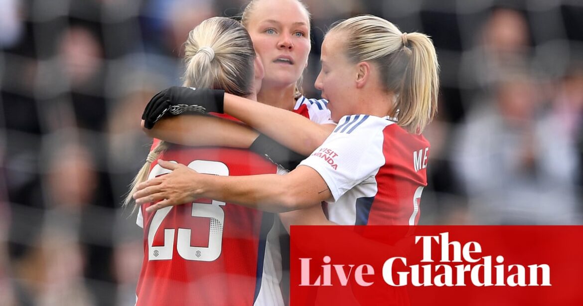 Aston Villa v Tottenham after Arsenal, United and City win: WSL clockwatch – live