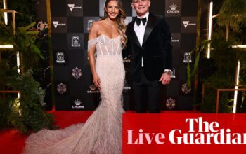 Australia news live: Brownlow Medal red carpet under way; Dutton promises nuclear costings ‘in due course’