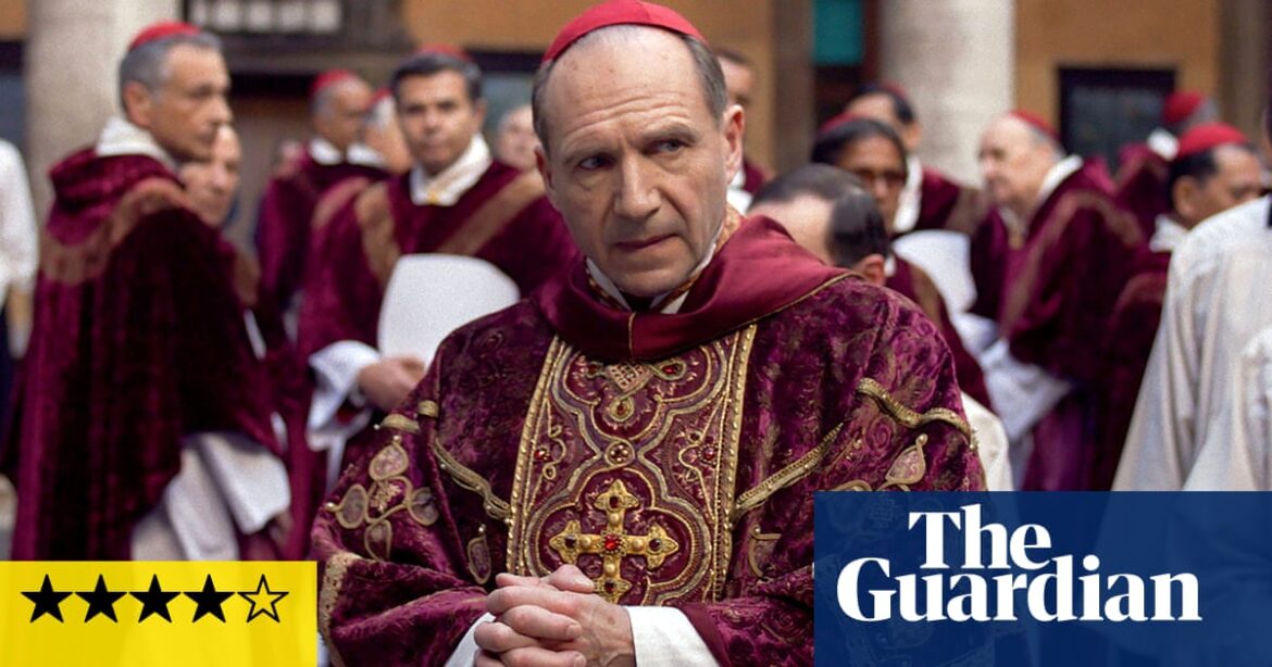 Conclave review – Ralph Fiennes takes charge of tense papal election thriller