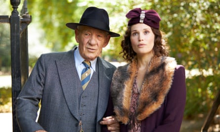 Ultimately this film is about the corrupting effect of power … Ian McKellen and Gemma Arterton in The Critic.