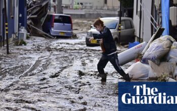 Japan floods: six dead after rain pounds region still recovering from earthquake