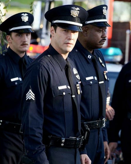 Keanu Reeves with Jay Mohr (left) and Forest Whitaker in Street Kings