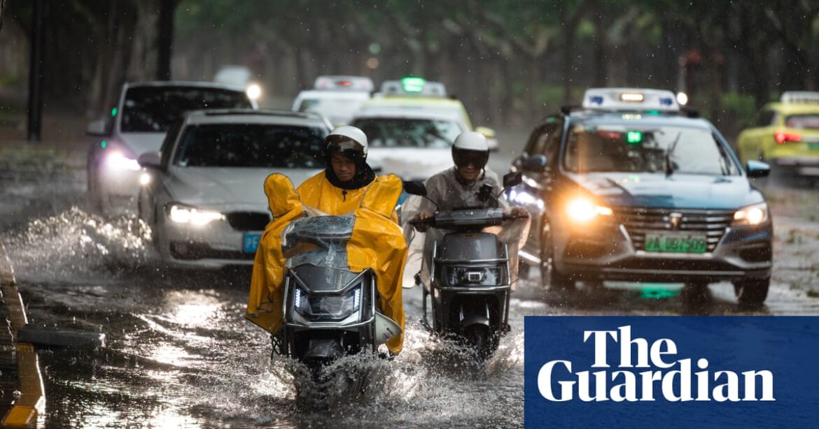 Weather tracker: Shanghai hit by its ‘strongest typhoon in 75 years’