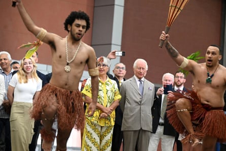 King Charles visits the National Centre of Indigenous Excellence in Redfern.