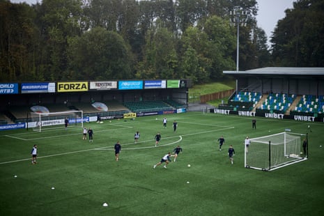 A training session at Park Hall