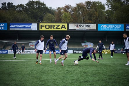 A training session at Park Hall