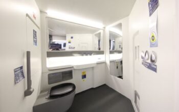 ‘Best-in-class’ seats and no bog-standard loos: first look at HS2 train interiors