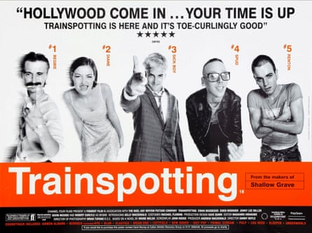 A poster of the 1996 film Trainspotting