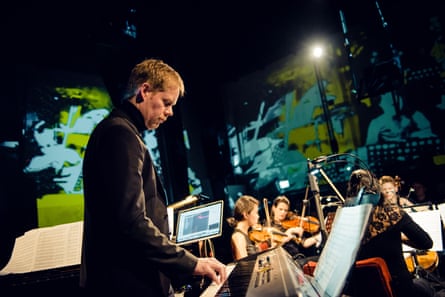 Max Richter performing in Berlin in 2017.