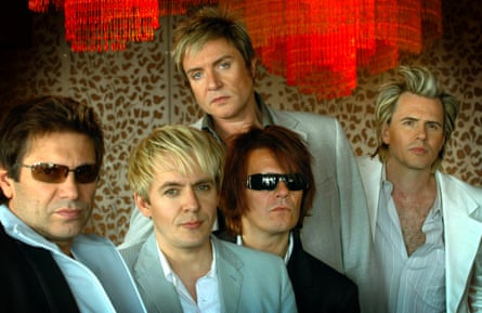 Roger Taylor, Nick Rhodes, Andy Taylor, Simon Le Bon and John Taylor in Sydney, Australia, in 2004.