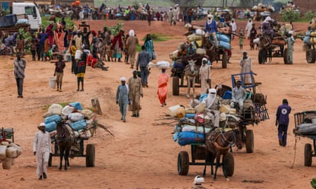 Despair in Chad camps as violence and hunger in Sudan drive 25,000 across border in a week