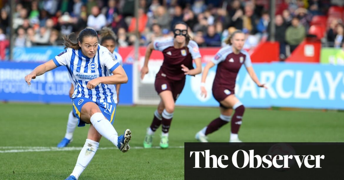 Fran Kirby turns WSL thriller Brighton’s way after Aston Villa’s shock red card