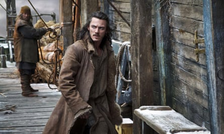 Evans as Bard the Bowman in The Hobbit: The Desolation of Smaug.